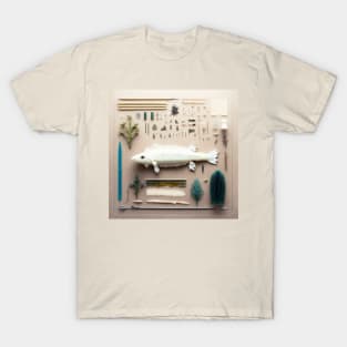 Axolotl: Knolling photography, ultra-safe camera, collectibles T-Shirt